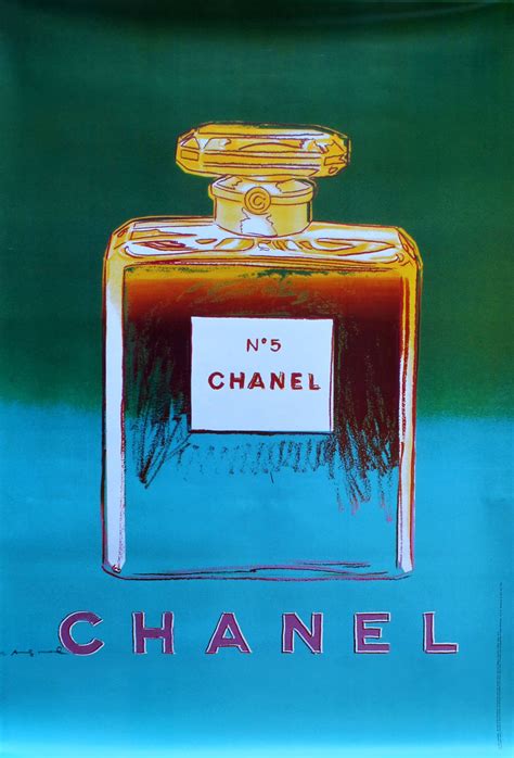 chanel 5 poster andy warhol|chanel no 5 artist.